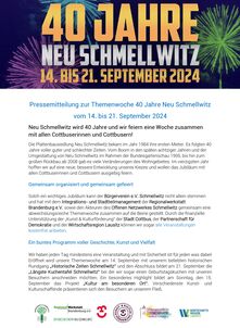 40 Jahre Neu Schmellwitz