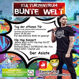 Tag der offenen Tür mit Hip Hop Konzert