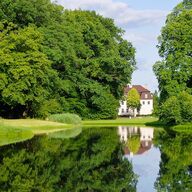 Blick auf das Schloss Branitz