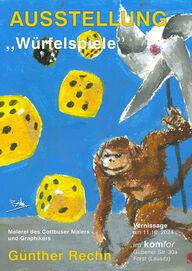 Ausstellung "Würfelspiele" Günther Rechn