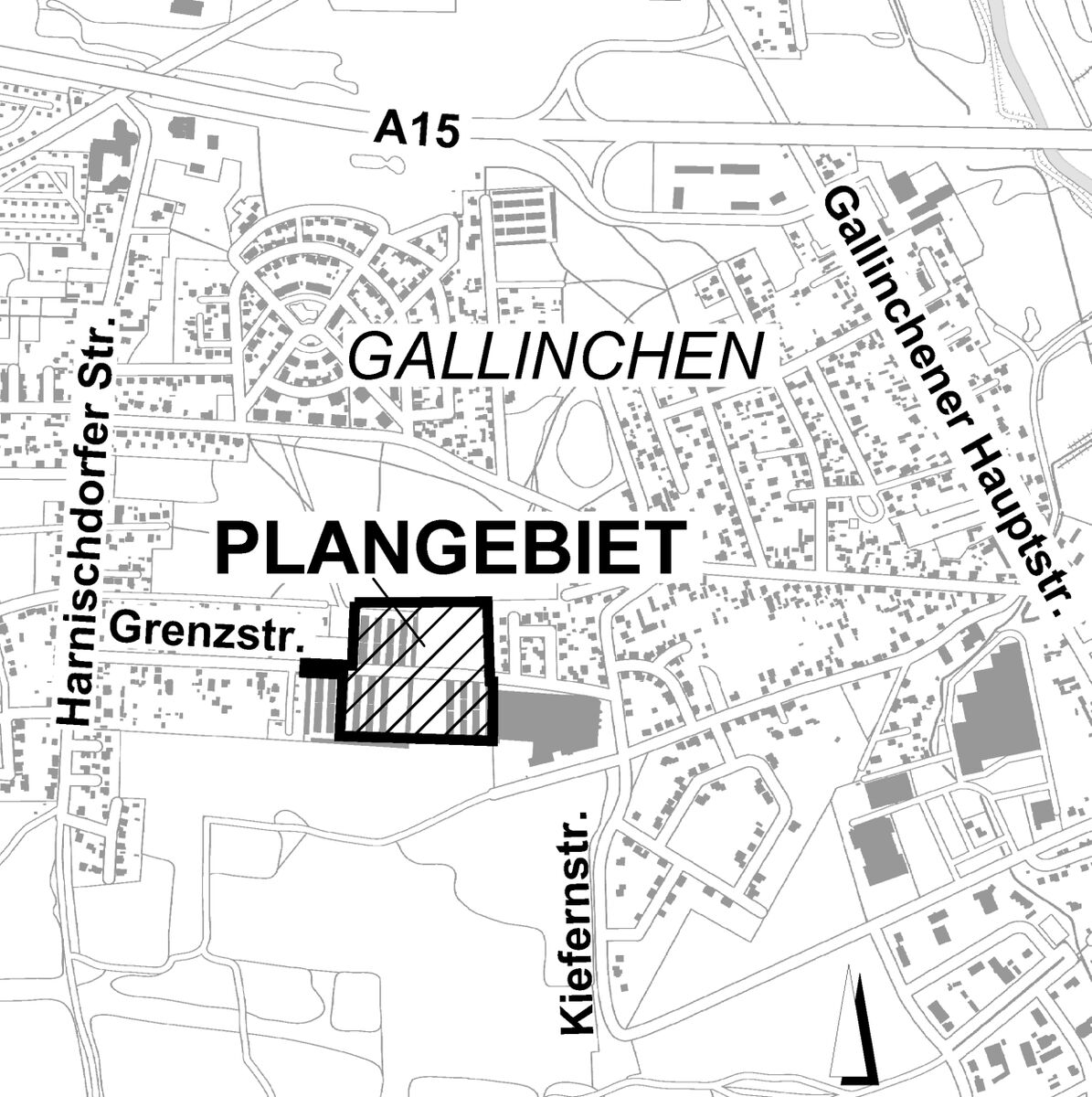 Bebauungsplan Gallinchen "Grenzstraße - Wohngebiet 2" - Öffentliche ...