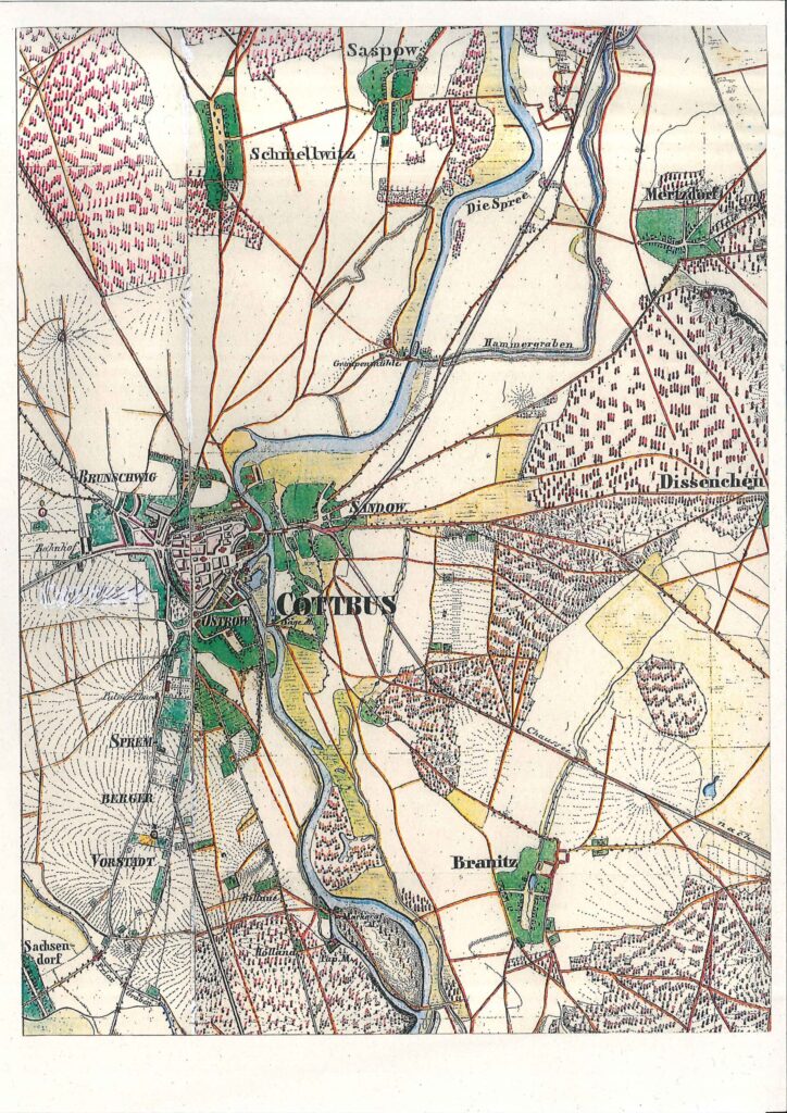 Preußisches Urmesstischblatt 1845/46
