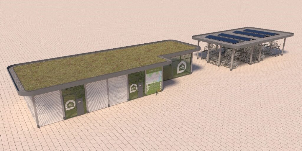 Bauvorbereitung für Fahrradparkhaus am Hauptbahnhof