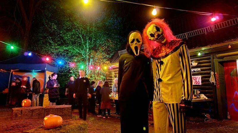 Halloweenfahrten mit der Parkeisenbahn Cottbus