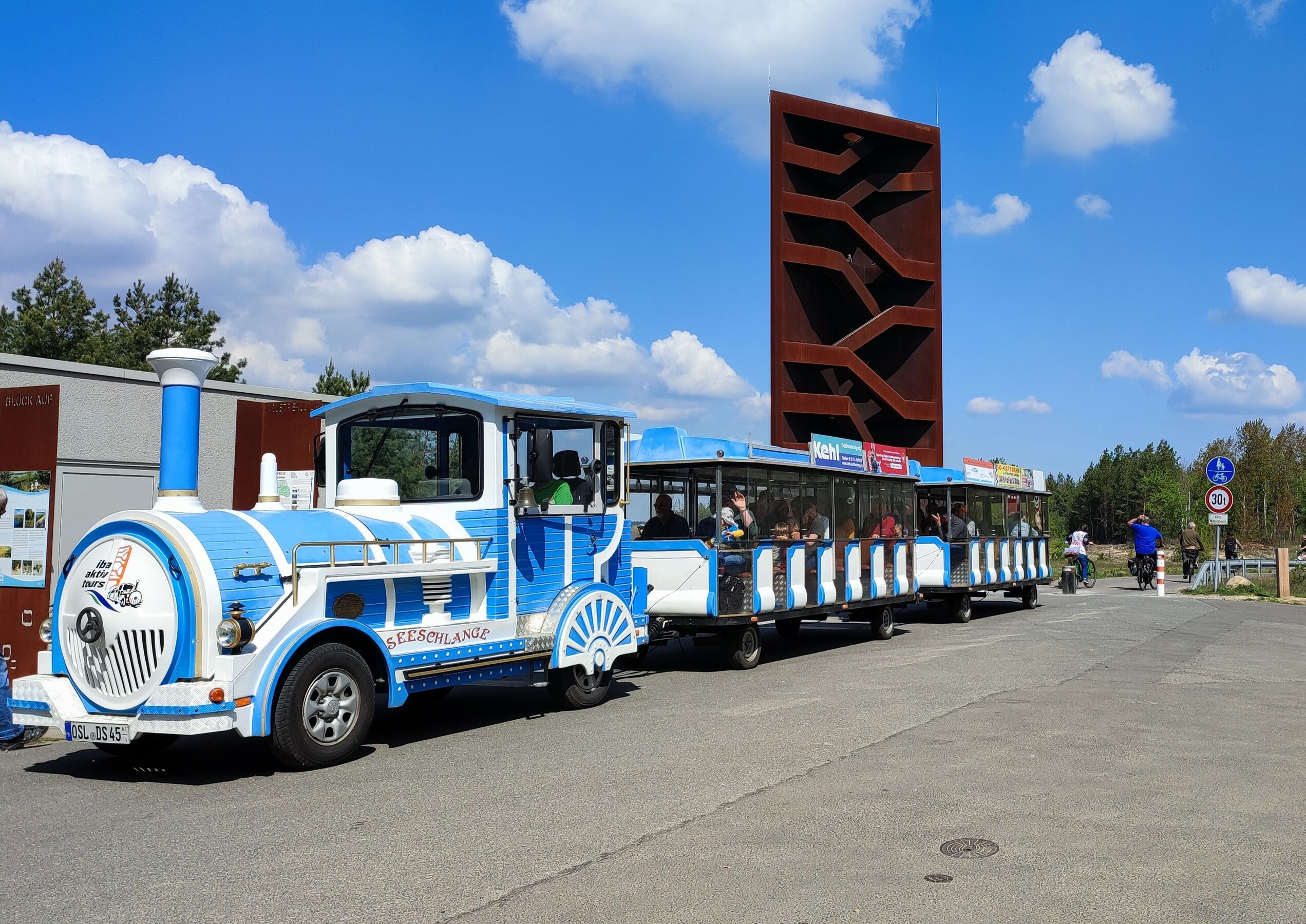 Schnuppertour mit der Seeschlange um den Geierswalder See