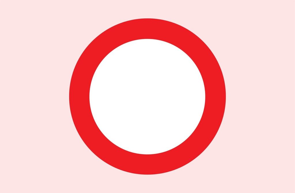 Verkehrsschild: gesperrt