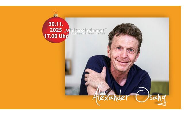 Winterschwimmer – Weihnachtsgeschichten von und mit Alexander Osang