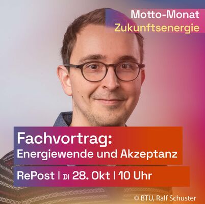 Für Unternehmen: Fachvortrag – Energiewende und ihre gesellschaftliche Akzeptanz