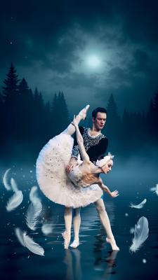 Schwanensee mit Orchester