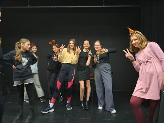 Probe des TheaterJugendClub des KultuRegio e. V.