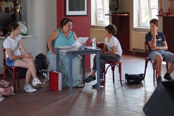 Probe der Spreewald-Comedians