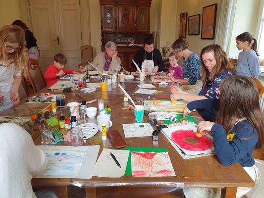 SamstagsAtelier im Schloss mit Andrea Neitzel