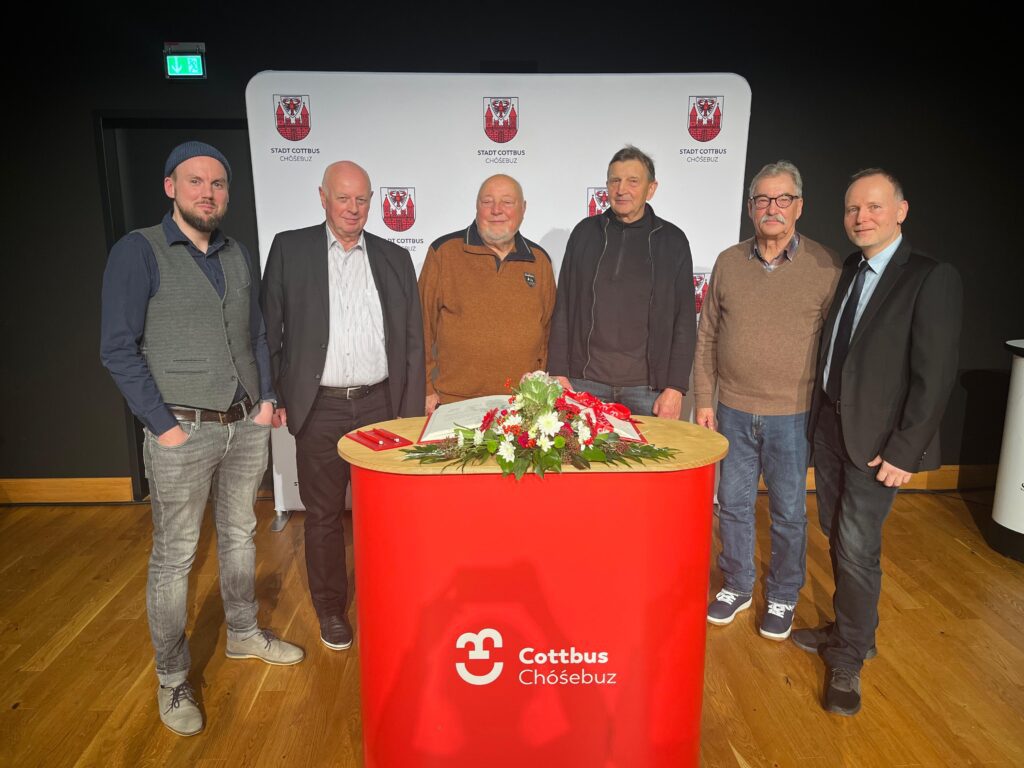 Eintrag in die Ehrenchronik der Saspower Dixieland Stampors