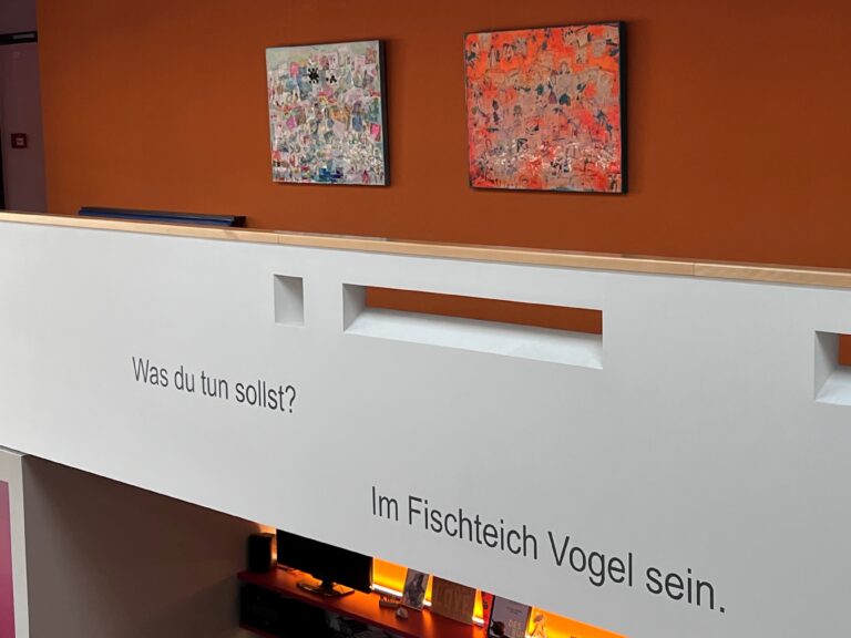 Kinderrechtekunstwerk vom Weltkindertag