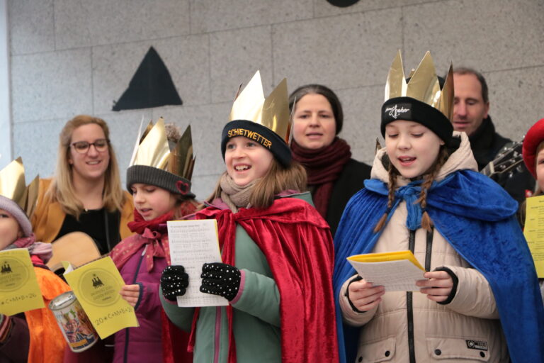 Sternsinger im Cottbuser Rathaus