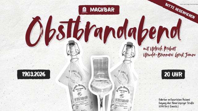 Obstbrandabend mit der Urwald Brennerei