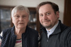 Besuch bei Frau Habers, Gründungsmitglied Seniorenbeirat