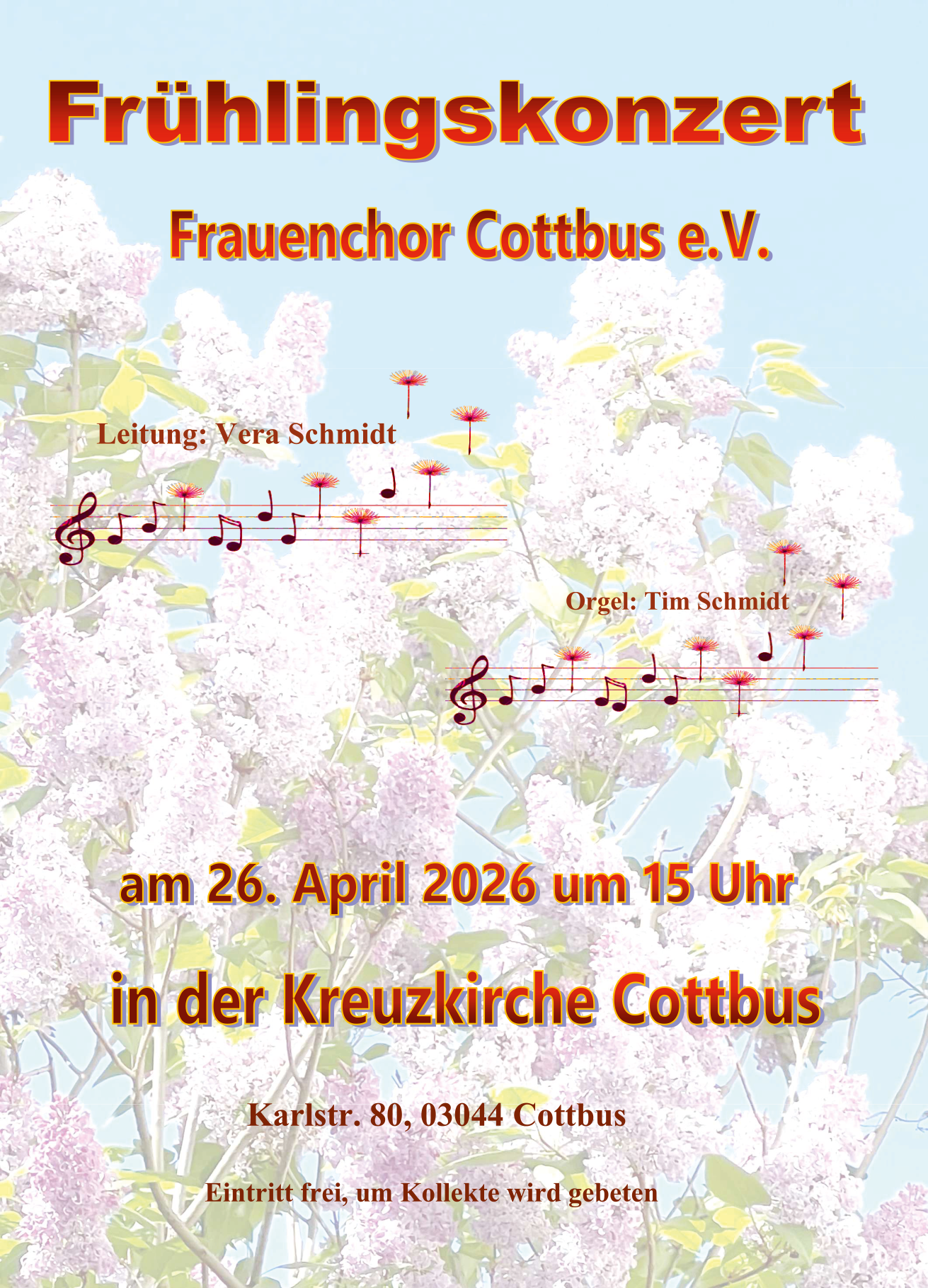 Frühlingskonzert des Frauenchor Cottbus e. V.