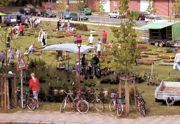 Blumen- und Pflanzenmarkt in Müllrose, Foto: Thomas Kühl, Lizenz: Thomas Kühl