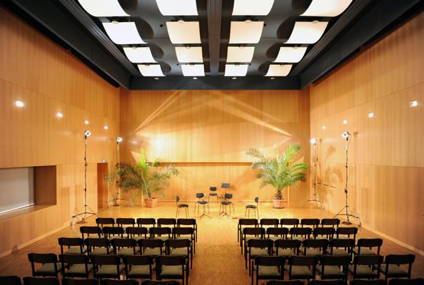 Der Kammermusiksaal im Probenzentrum, Foto: Marlies Kross, Lizenz: Brandenburgische Kulturstiftung Cottbus-Frankfurt (Oder)