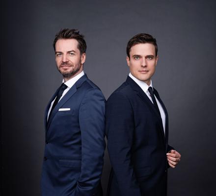 Alexander Stevens & Constantin Schreiber, Foto: Konzertbüro Augsburg, Lizenz: Konzertbüro Augsburg