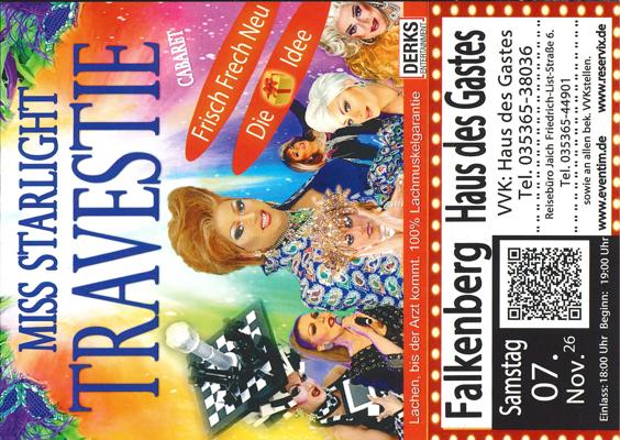Miss Starlight Travestie, Foto: Derks Entertainment & Management , Lizenz: Derks Entertainment & Management