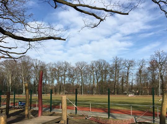 Eichwalder Eichenpark-Stadion , Foto: Petra Förster, Lizenz: Tourismusverband Dahme-Seenland e.V.