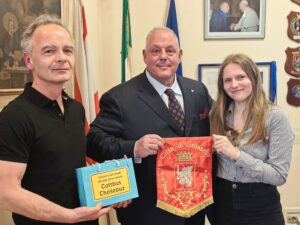 Empfang durch den Bürgermeister von Grosseto, Antonfrancesco Vivarelli Colonna