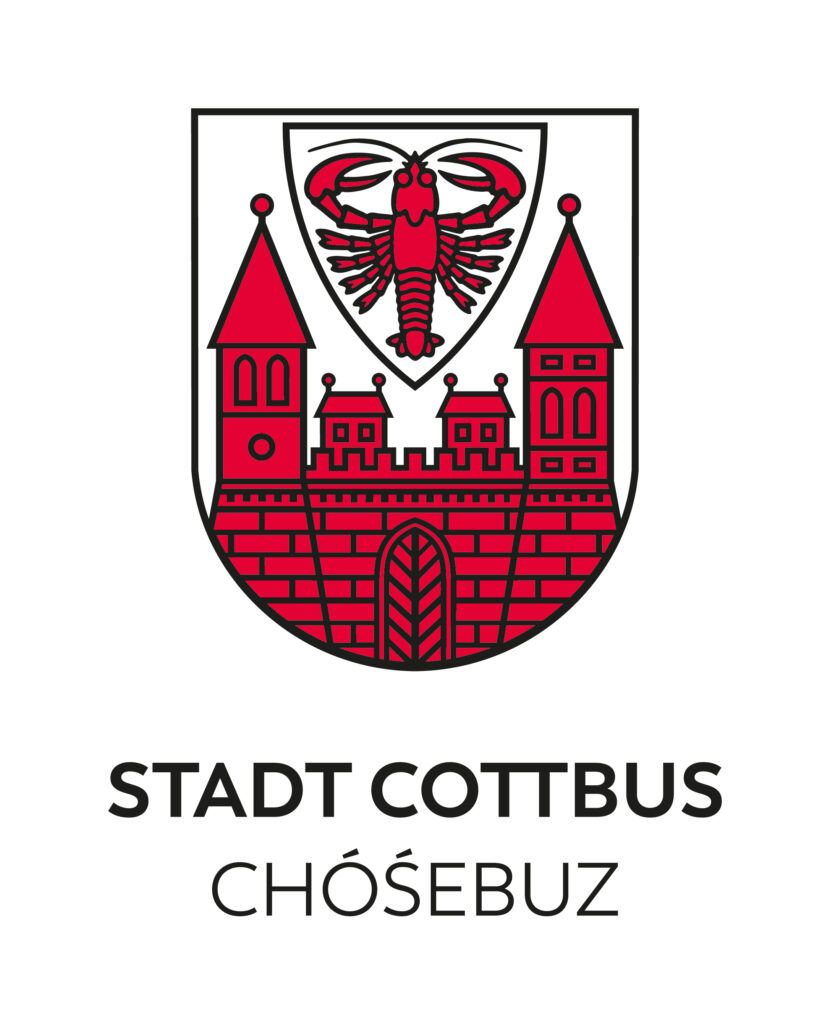 Wappen Stadt Cottbus, Willkommen in Cottbus, Willkommen in Brandenburg, Krebs, Stadttor