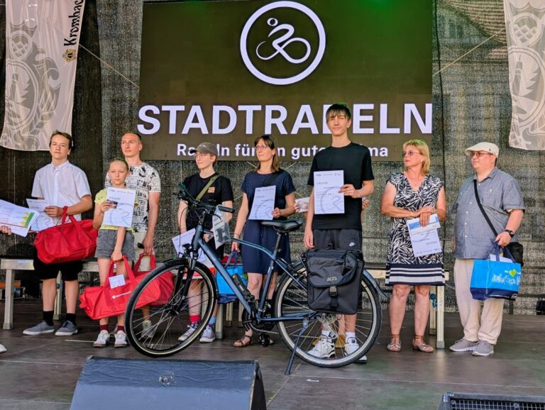 Stadtradeln 2025 - ausgelosten Preise und Sieger