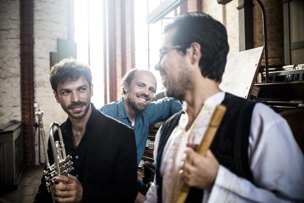 Drei Musiker mit Instrumenten, Foto: Kirche Herzberg, Lizenz: Kirche Herzberg